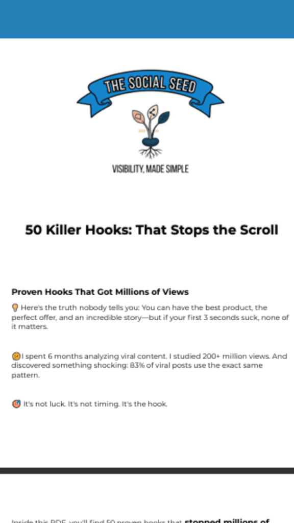 50 viral hook examples that stop the scroll for small biz owners - pytalkbiz.com